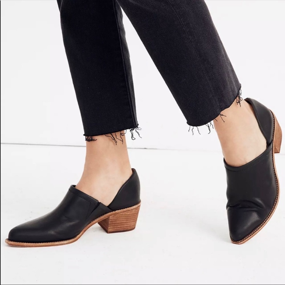 MADEWELL The Brady Lowcut
Bootie in True Black Leather size 6.5